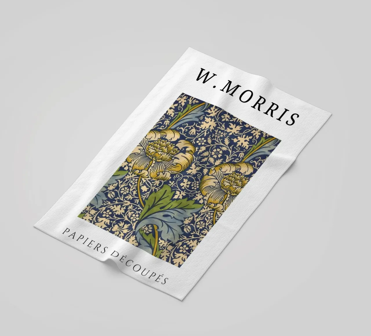 W. Carte da taglio Morris: Modello floreale giallo Pimpernel telo mare da homdeco