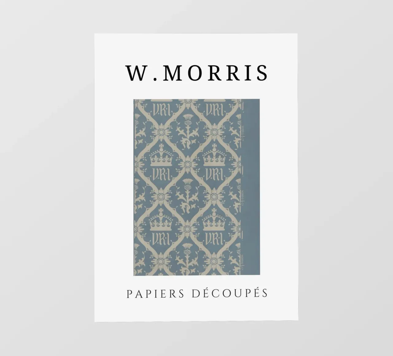 W. Carte da taglio Morris: Modello Corona e Cardo scozzese pellicola backlit da homdeco