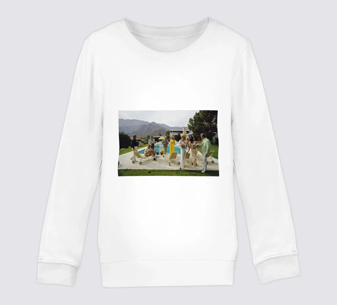 Festa a bordo piscina - Slim Aarons felpa bambino da COMEBACKSHOP