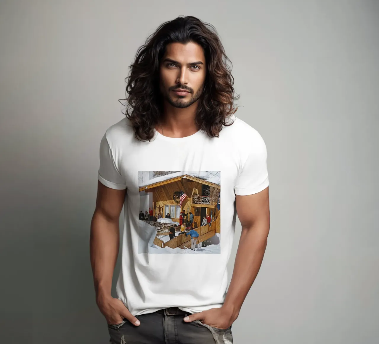 Settimana bianca - Slim Aarons t-shirt da COMEBACKSHOP