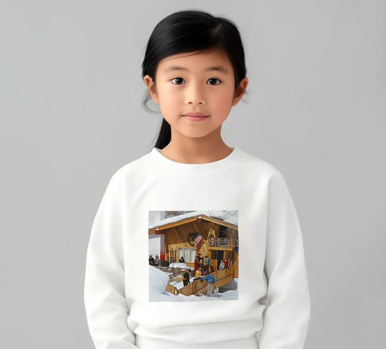 Settimana bianca - Slim Aarons felpa bambino da COMEBACKSHOP