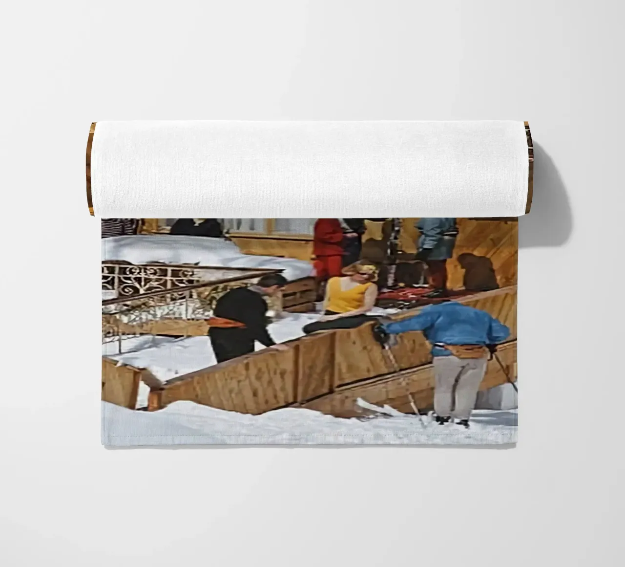 Settimana bianca - Slim Aarons telo mare da COMEBACKSHOP