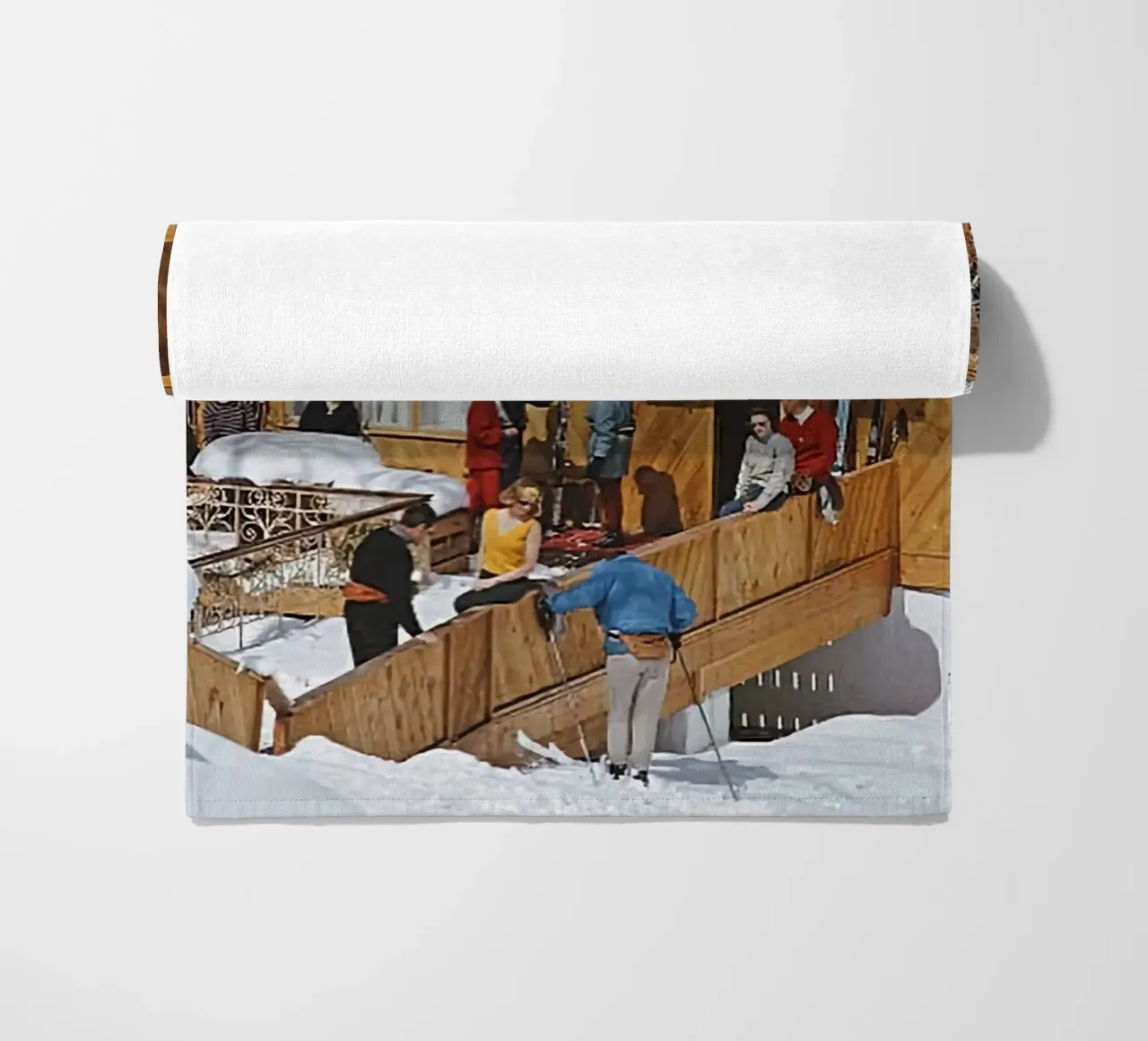Settimana bianca - Slim Aarons telo mare da COMEBACKSHOP