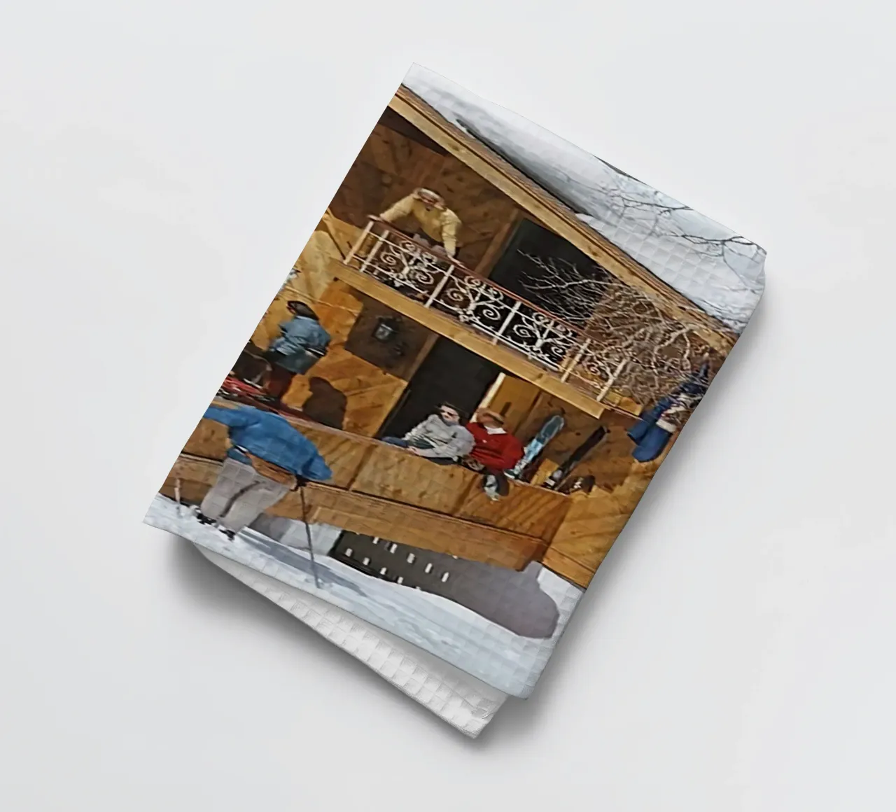 Settimana bianca - Slim Aarons canovaccio da cucina da COMEBACKSHOP