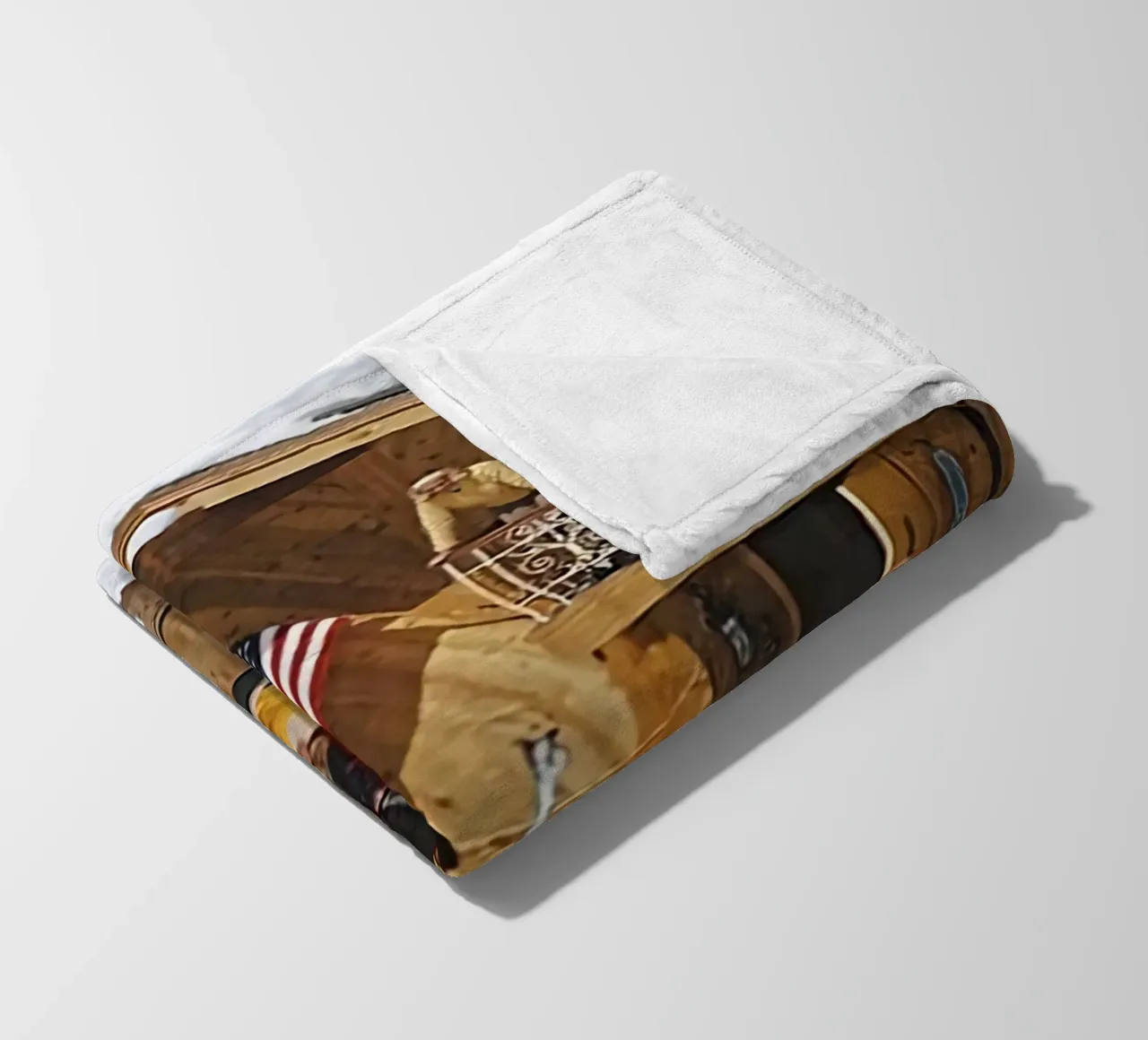 Settimana bianca - Slim Aarons coperta in pile da COMEBACKSHOP