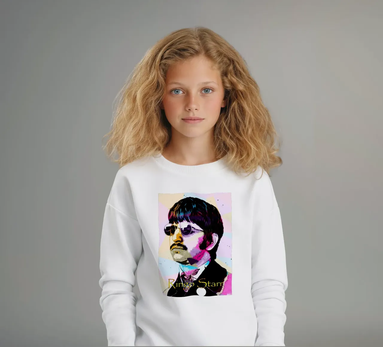 WPAP Ringo Starr felpa bambino da neonartroom