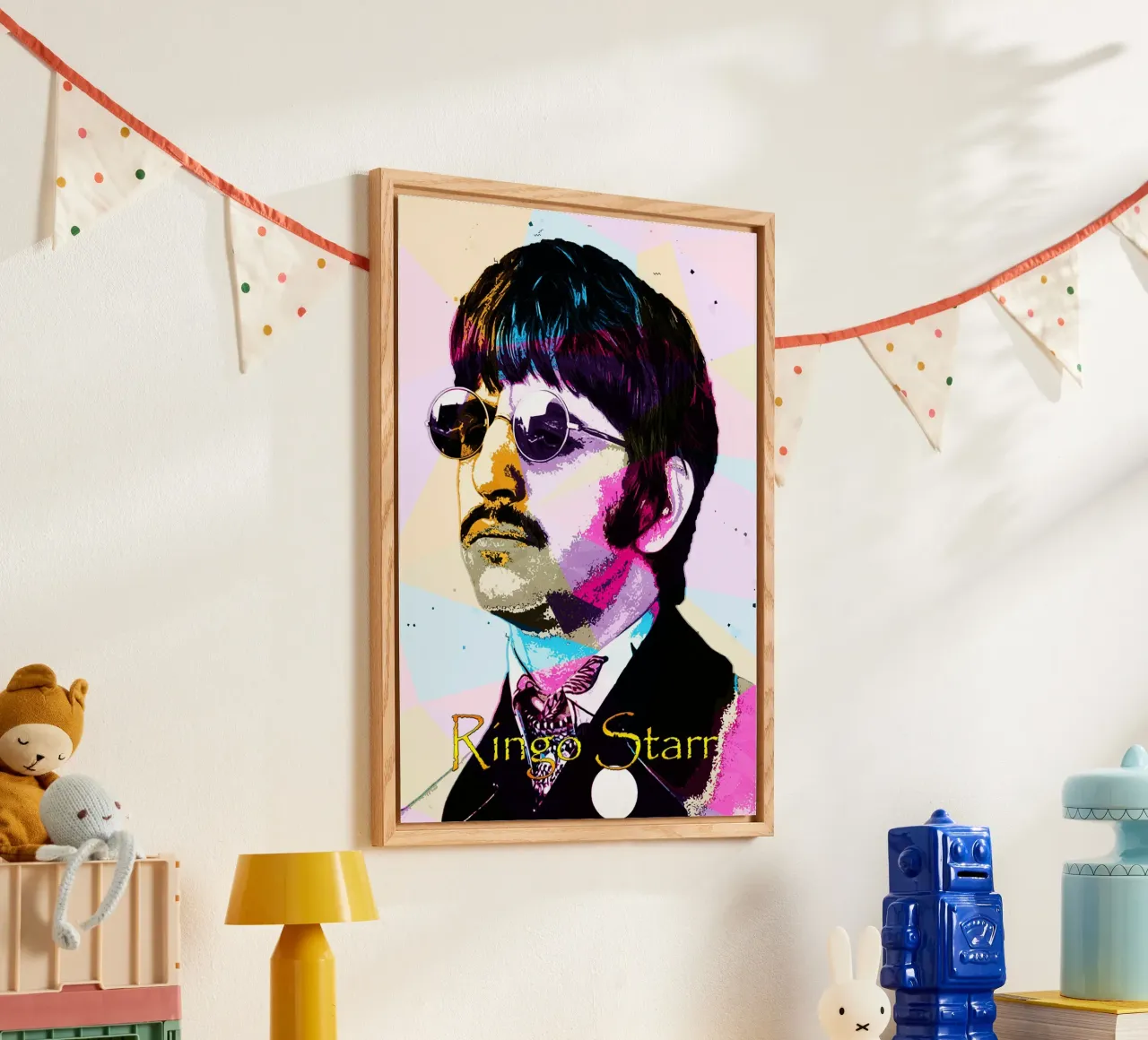 WPAP Ringo Starr plexiglass da neonartroom