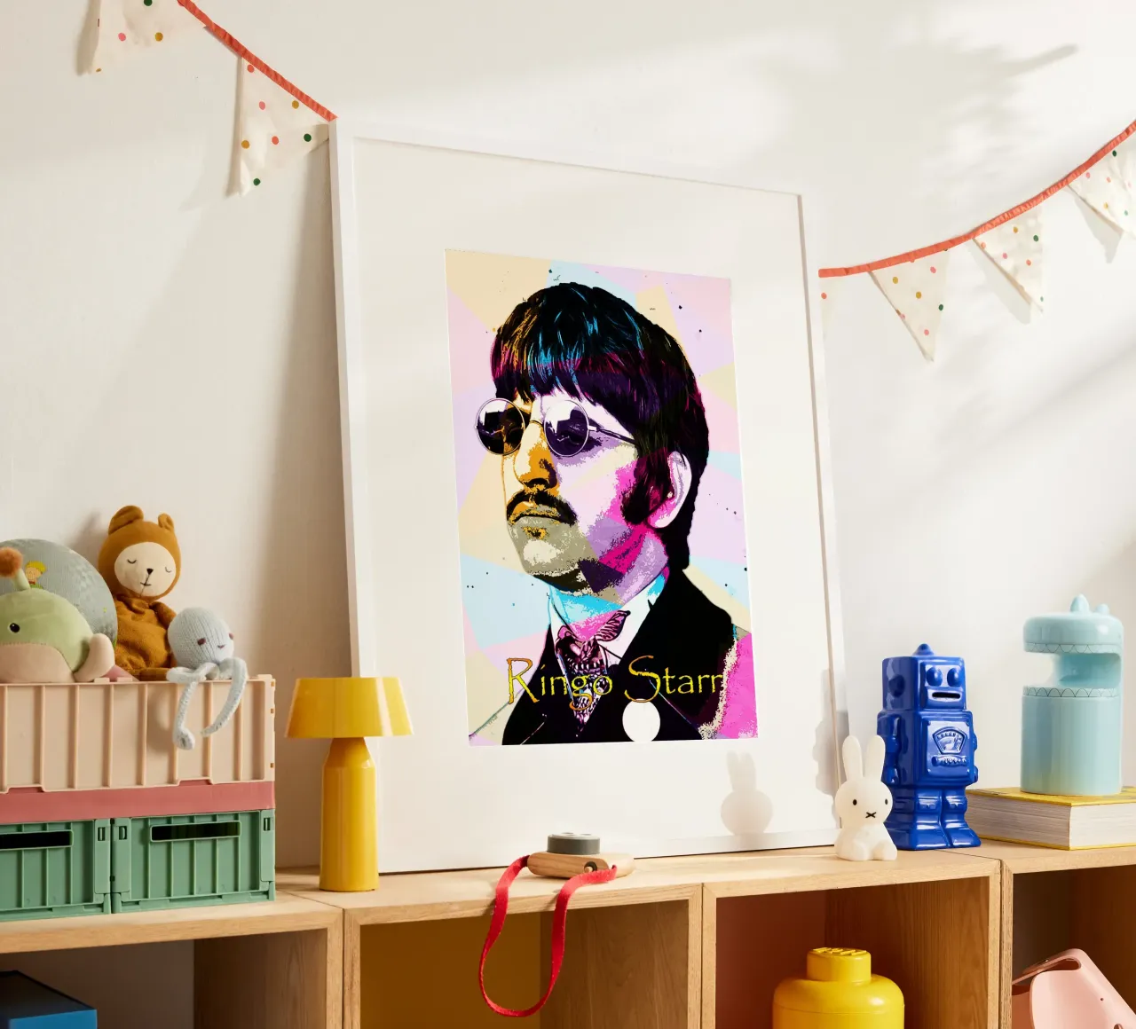 WPAP Ringo Starr carta hahnemühle da neonartroom