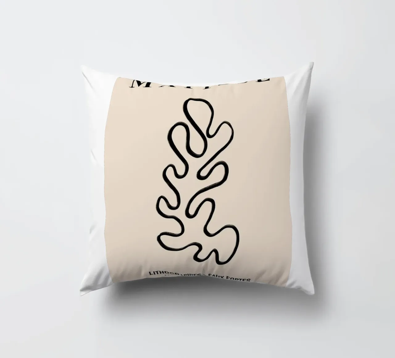 Litografie di Matisse cuscino da SLOW LIVING ARTWORK
