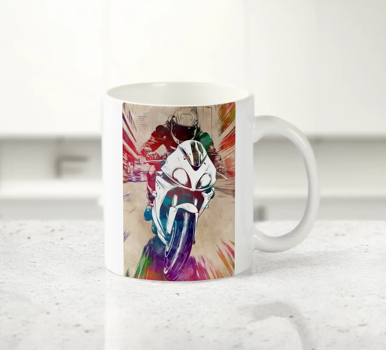 Arte motociclistica tazza in ceramica da SPORT