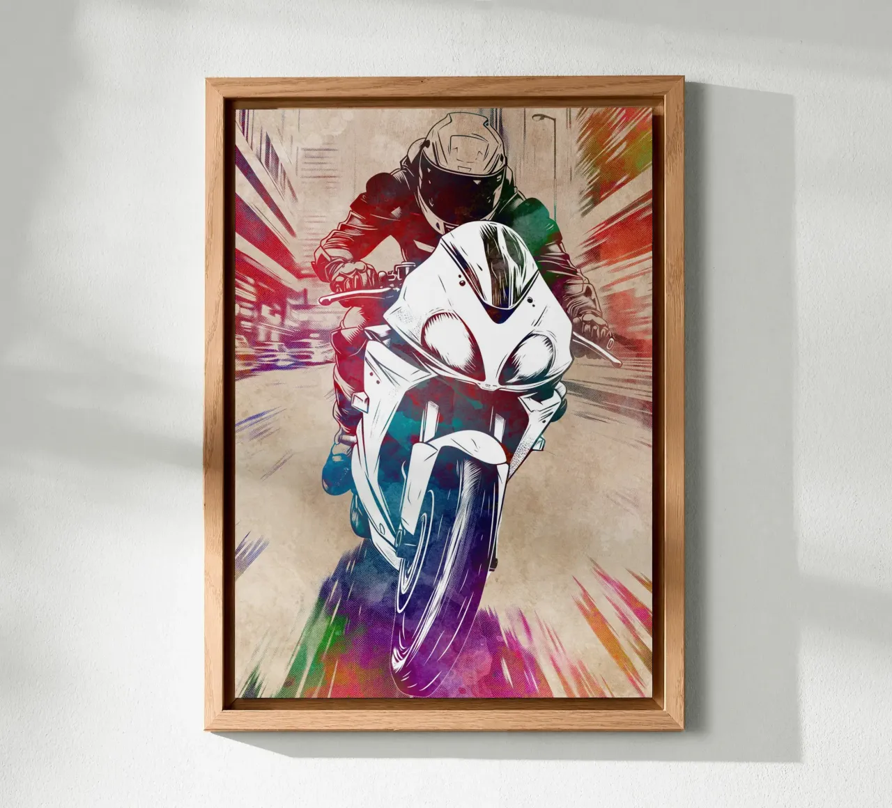 Arte motociclistica alluminio dibond da SPORT