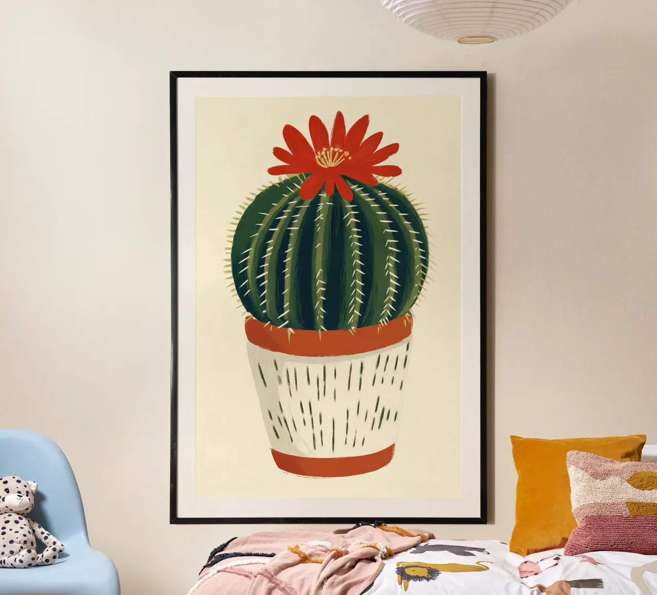 Cactus rotondo carta hahnemühle da Curious Canvas