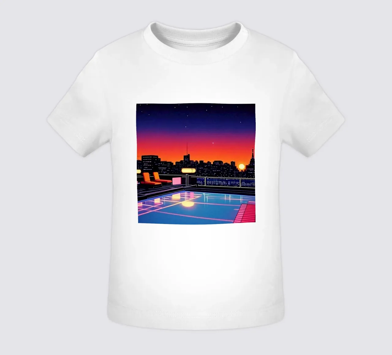 Hiroshi Nagai Sky Pool Night maglietta neonato da THE CAROLINE
