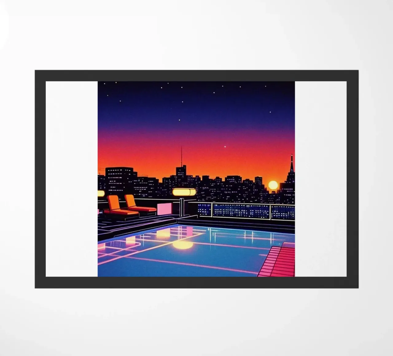 Hiroshi Nagai Sky Pool Night zerbino da THE CAROLINE