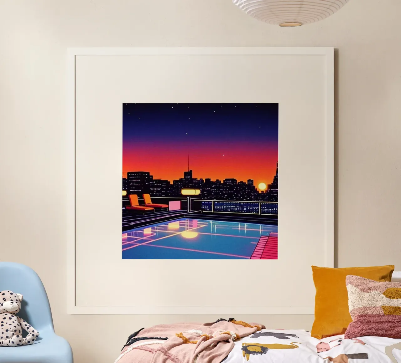Hiroshi Nagai Sky Pool Night carta hahnemühle da THE CAROLINE