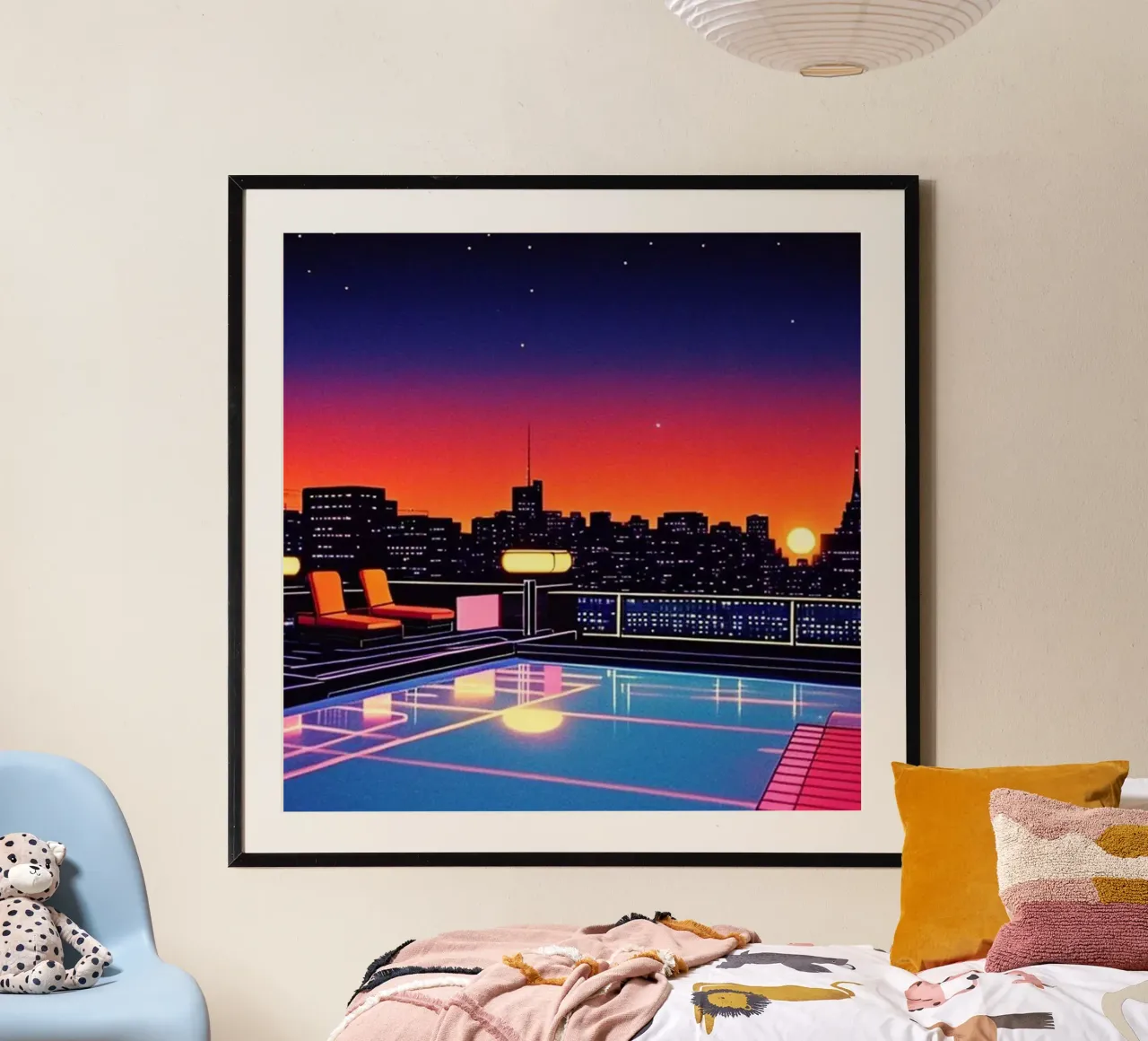 Hiroshi Nagai Sky Pool Night carta hahnemühle da THE CAROLINE