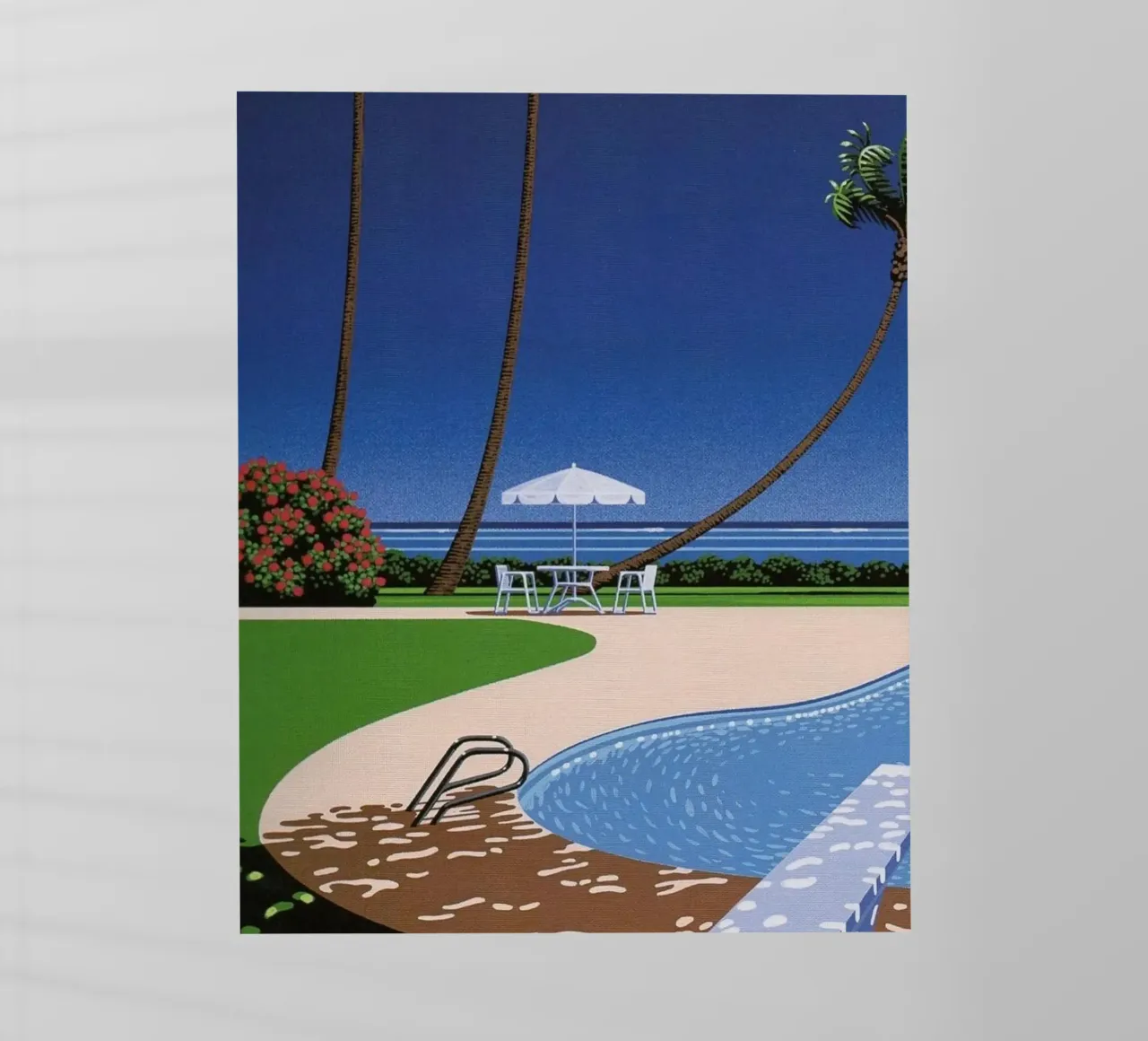 Piscina sulla spiaggia Hiroshi Nagai pellicola backlit da THE CAROLINE