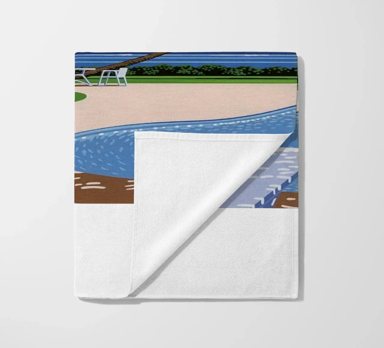 Piscina sulla spiaggia Hiroshi Nagai telo mare da THE CAROLINE