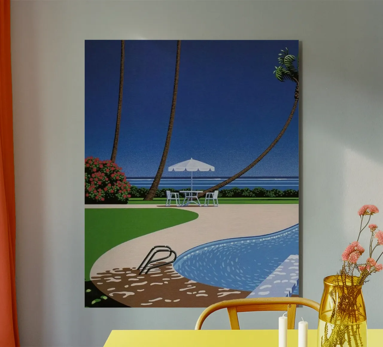 Piscina sulla spiaggia Hiroshi Nagai alluminio dibond da THE CAROLINE