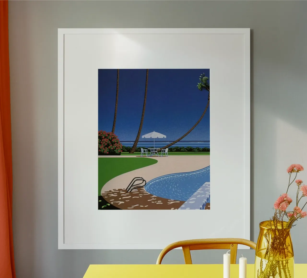 Piscina sulla spiaggia Hiroshi Nagai carta hahnemühle da THE CAROLINE