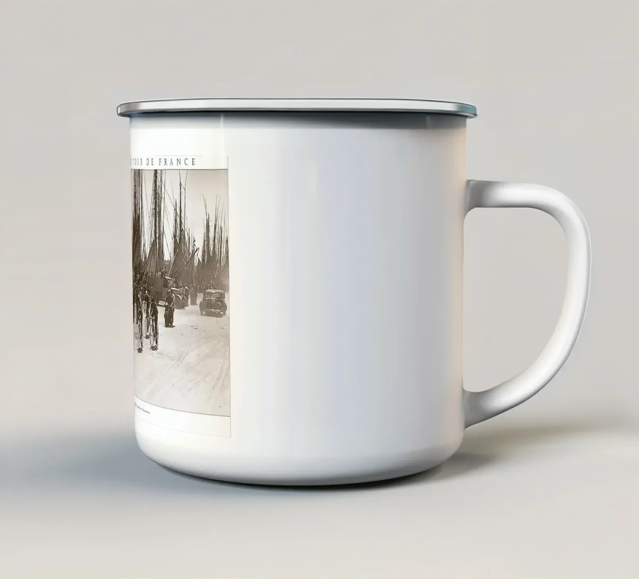 Classica del Tour De France 1950 tazza in smalto da Goodshops