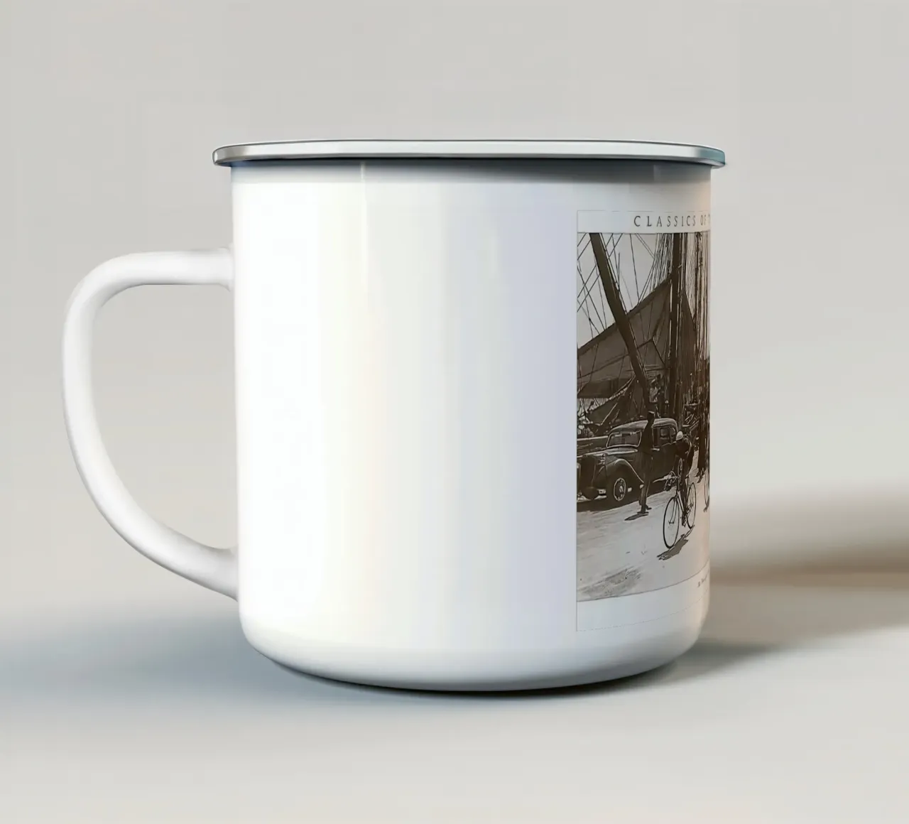 Classica del Tour De France 1950 tazza in smalto da Goodshops
