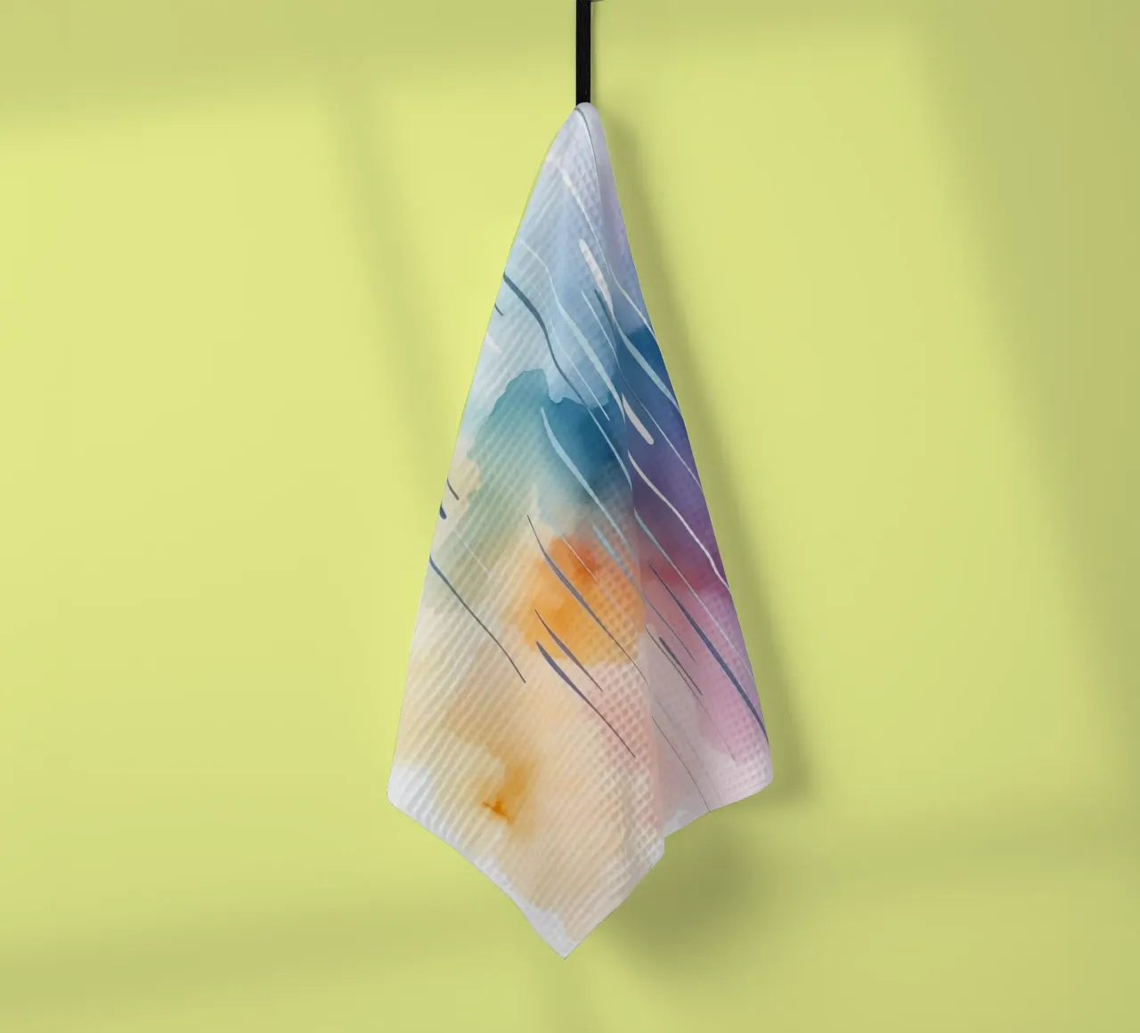 Acquerelli astratti, acquerello colorato canovaccio da cucina da RB-Digital-Paintings