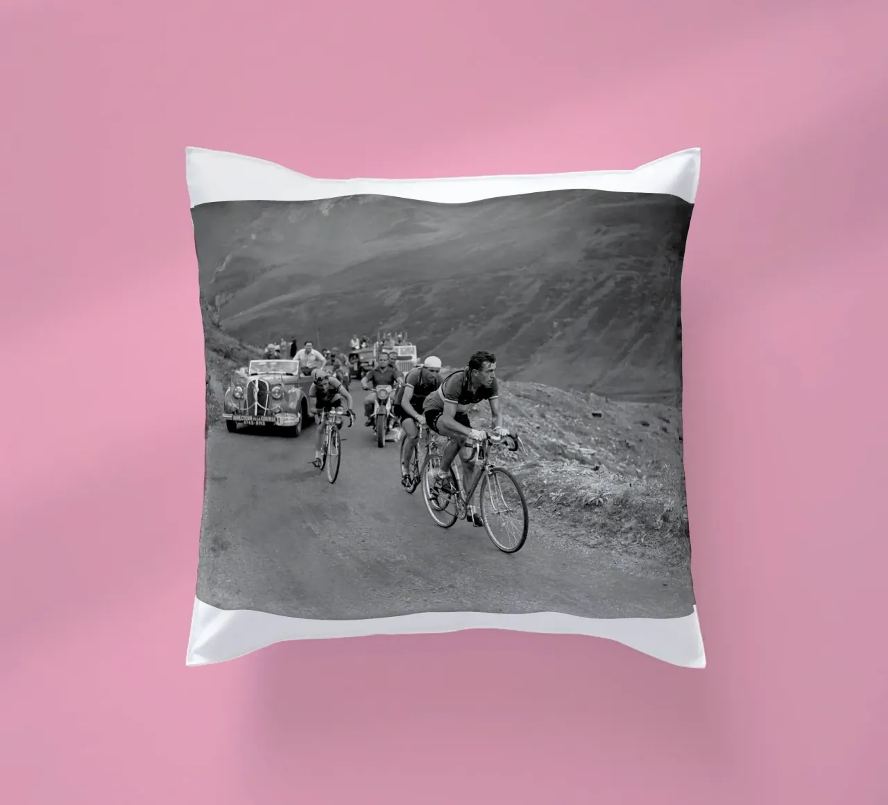 TDF 1950 Arrampicata d'epoca cuscino da Goodshops