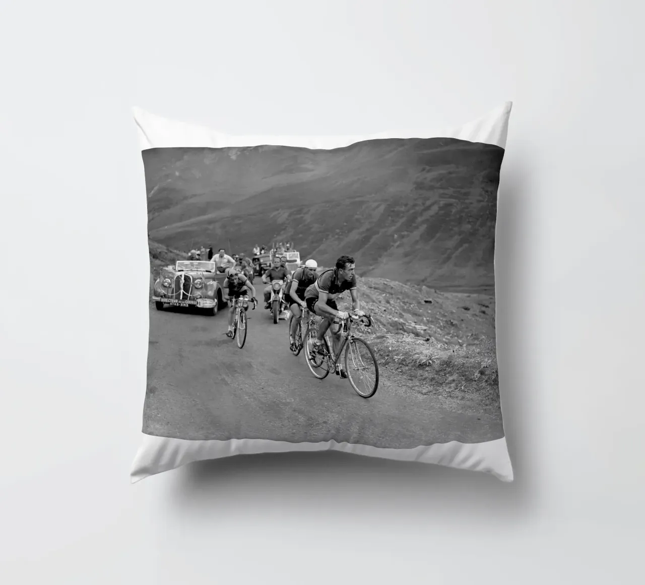 TDF 1950 Arrampicata d'epoca cuscino da Goodshops