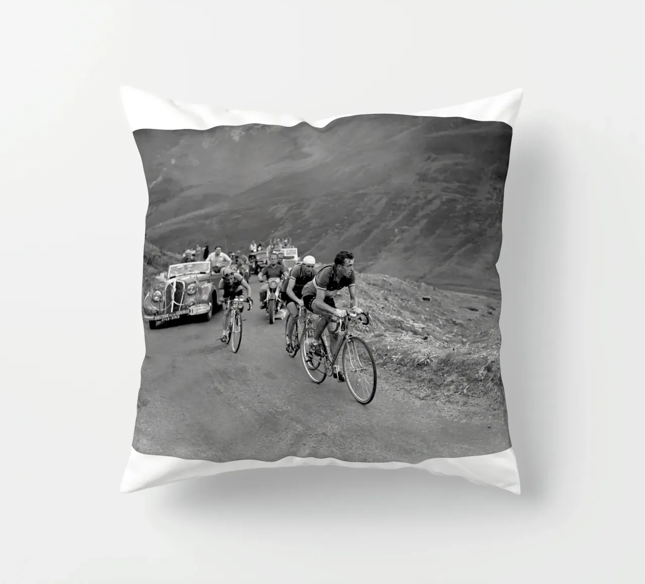 TDF 1950 Arrampicata d'epoca cuscino da Goodshops