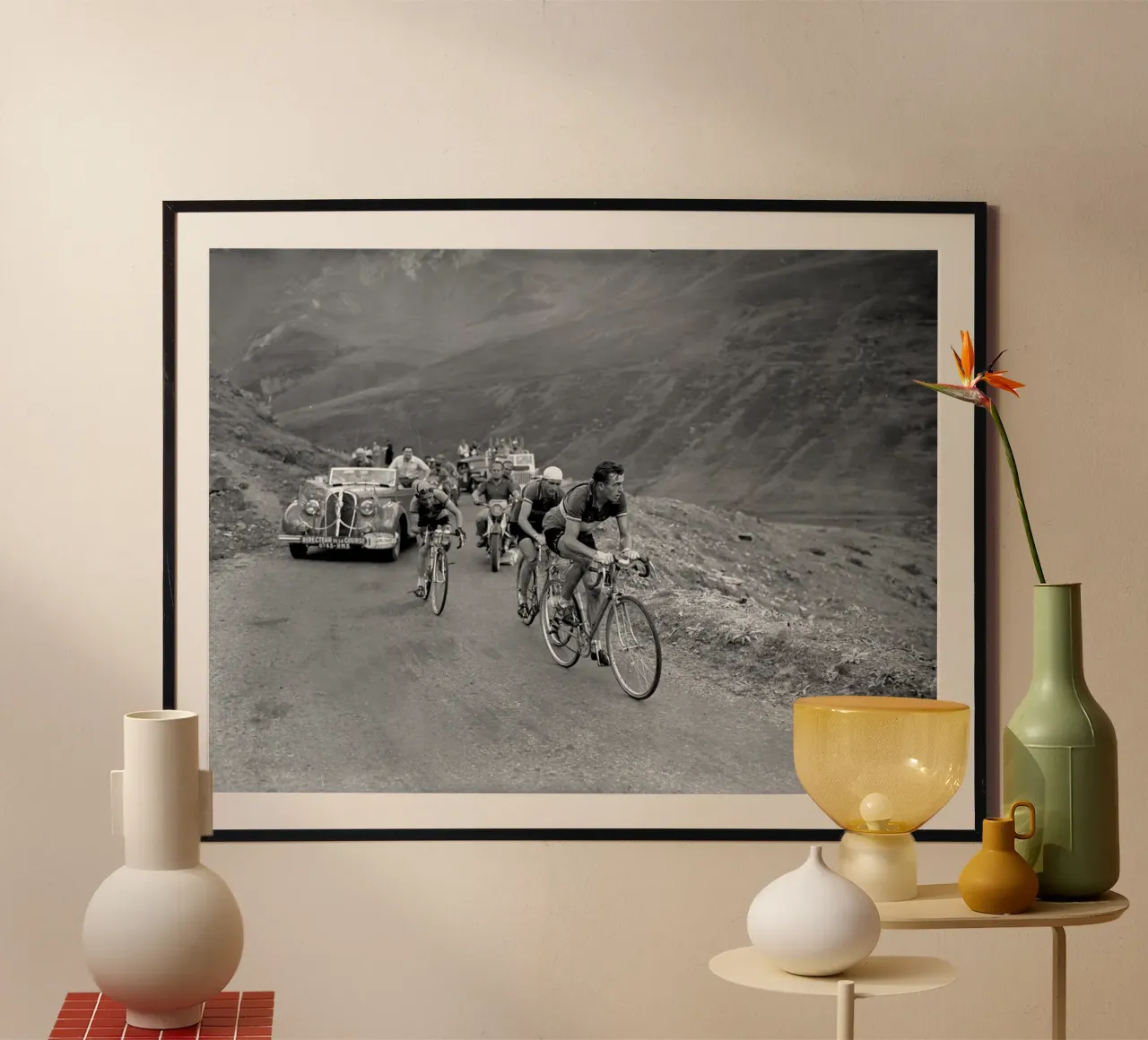 TDF 1950 Arrampicata d'epoca carta hahnemühle da Goodshops