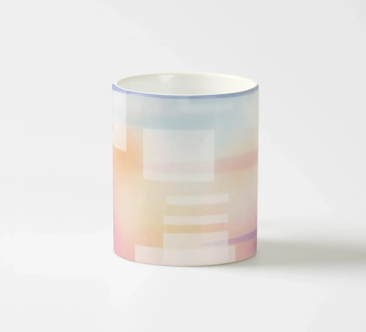 Geometria delicata - forme sognanti in colori pastello tazza in ceramica da RB-Digital-Paintings