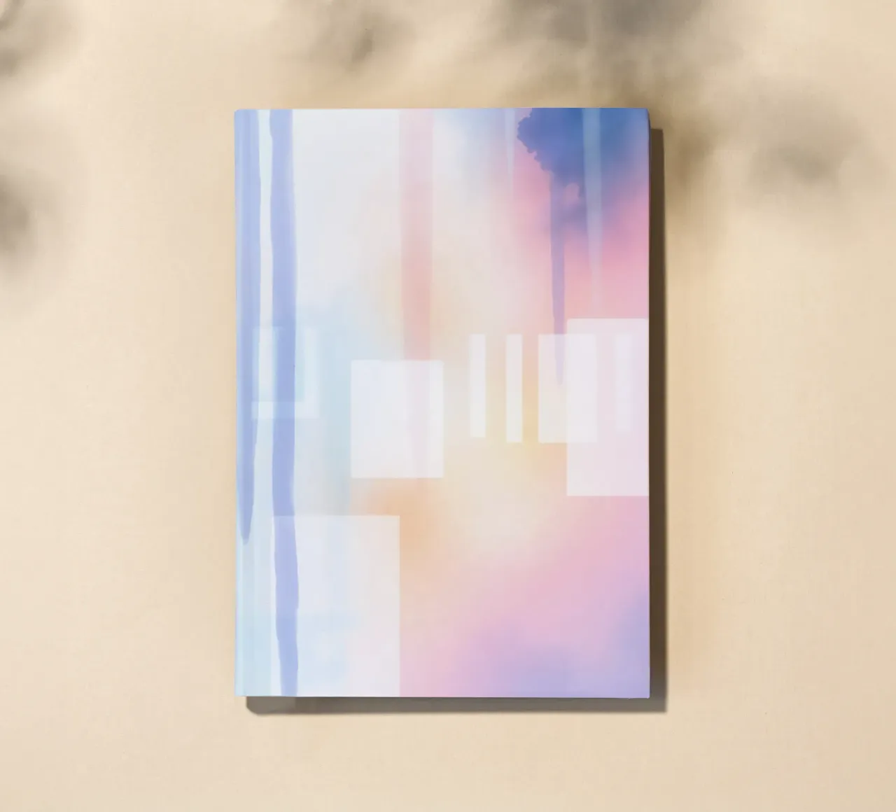 Gentle geometry - dreamy shapes in pastel colours notebook by RB-Digital-Paintings