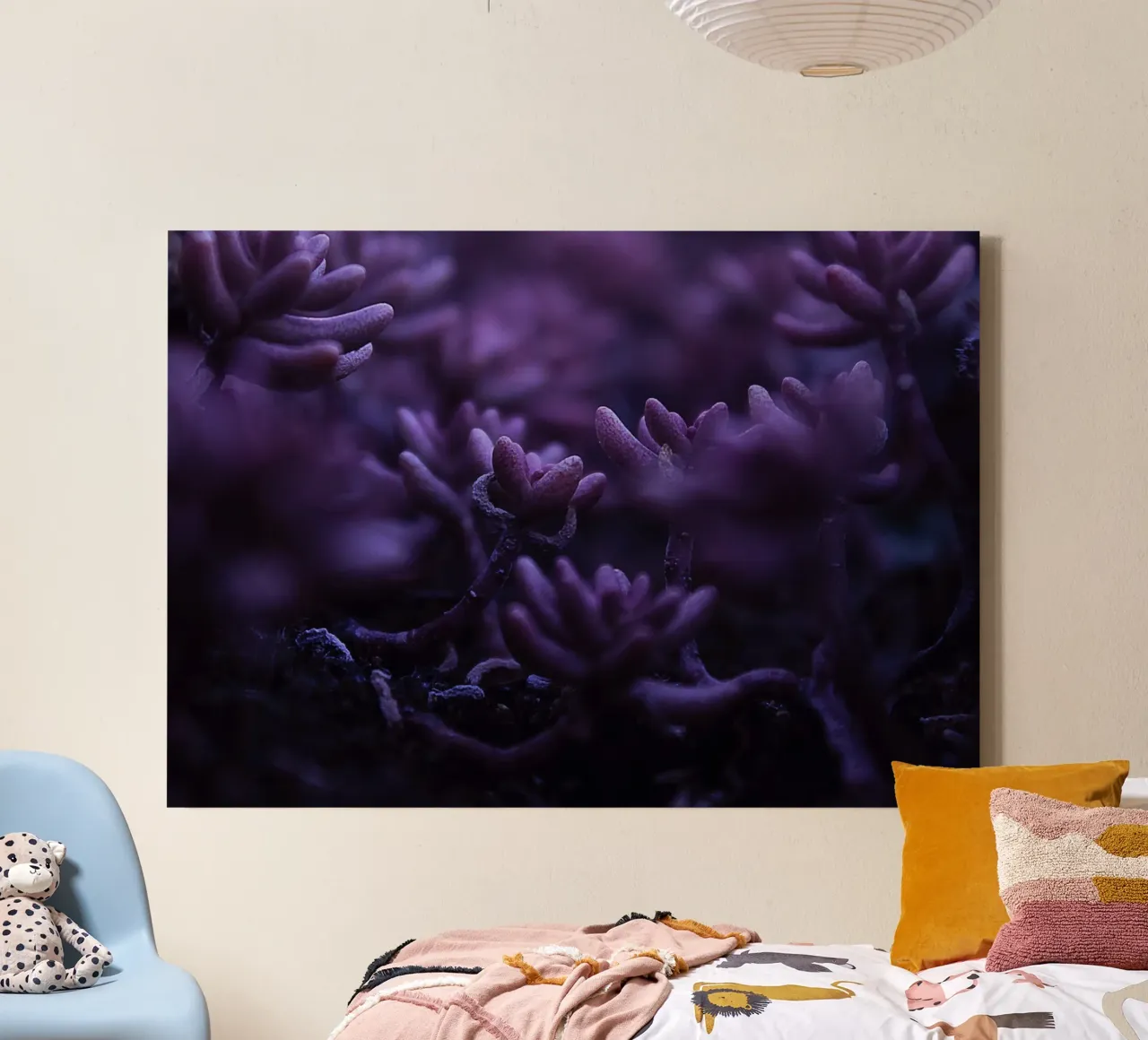 Texture botaniche tela con Cornice a cassetta da PhotoVibe Decor