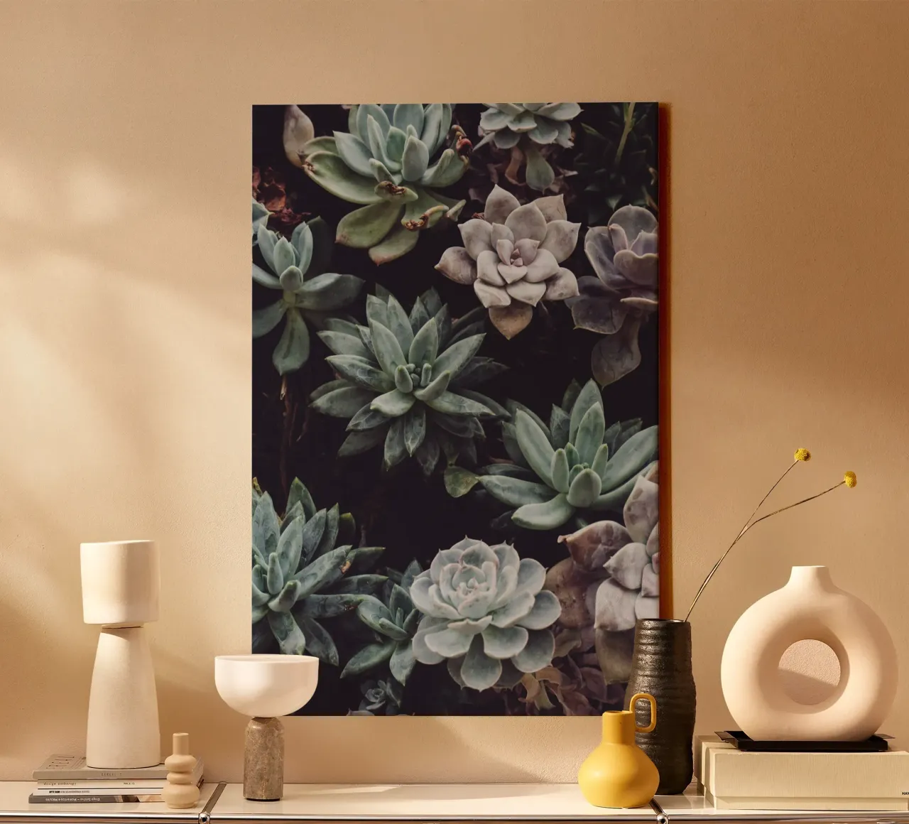 Botanische texturen canvas van PhotoVibe Decor