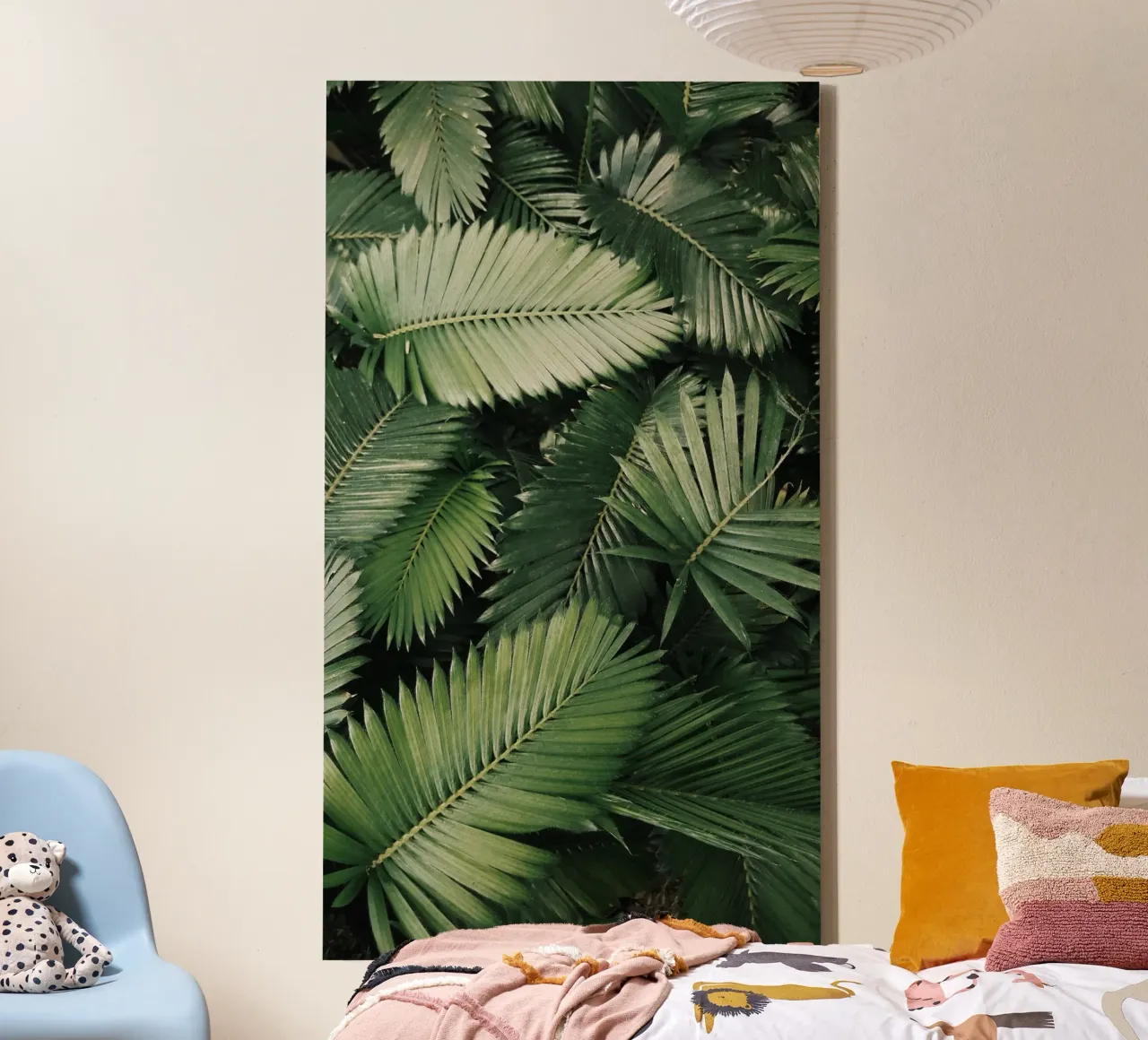 Texture botaniche tela con Cornice a cassetta da PhotoVibe Decor