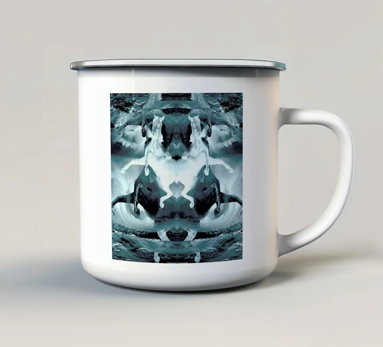 Pale horses tazza in smalto da Three Of The Possessed