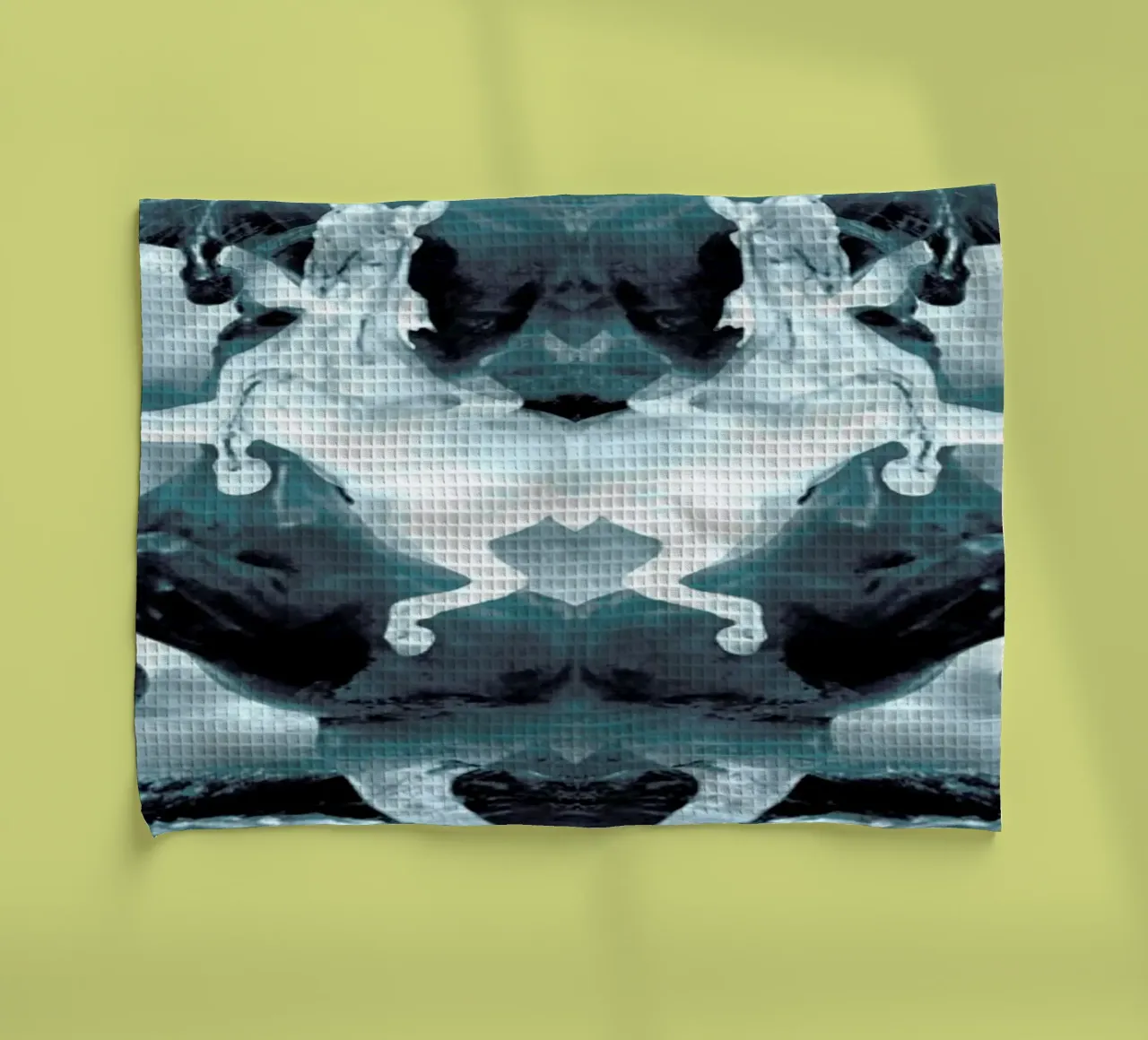 Pale horses tea towel by Three Of The Possessed