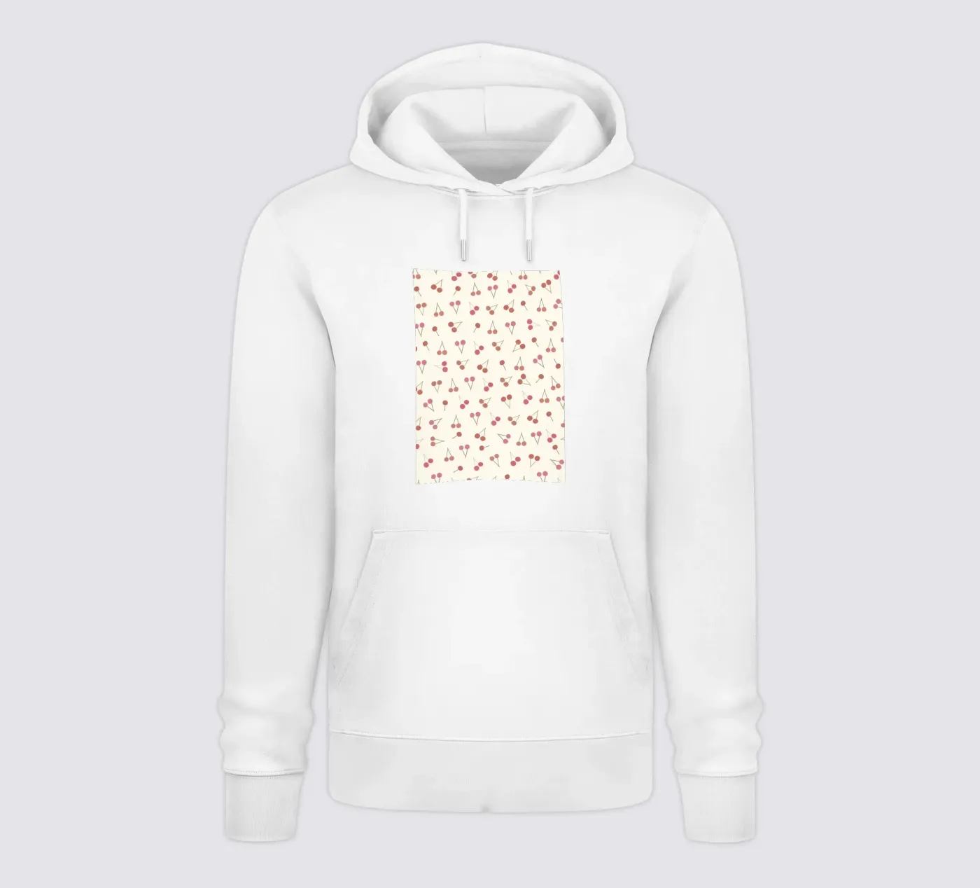 Cherries pattern hoodie by gulsengunel