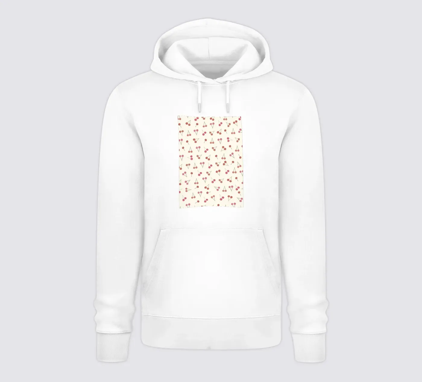 Cherries pattern hoodie by gulsengunel