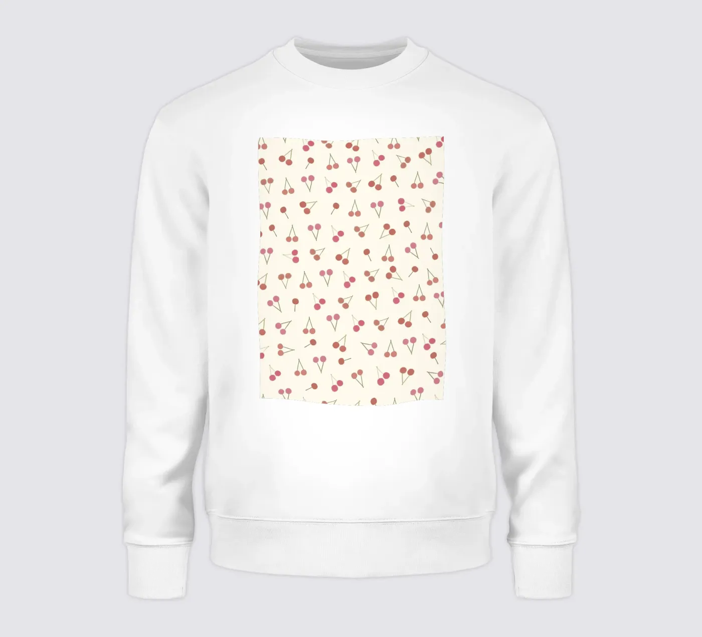 Cherries pattern felpa da gulsengunel