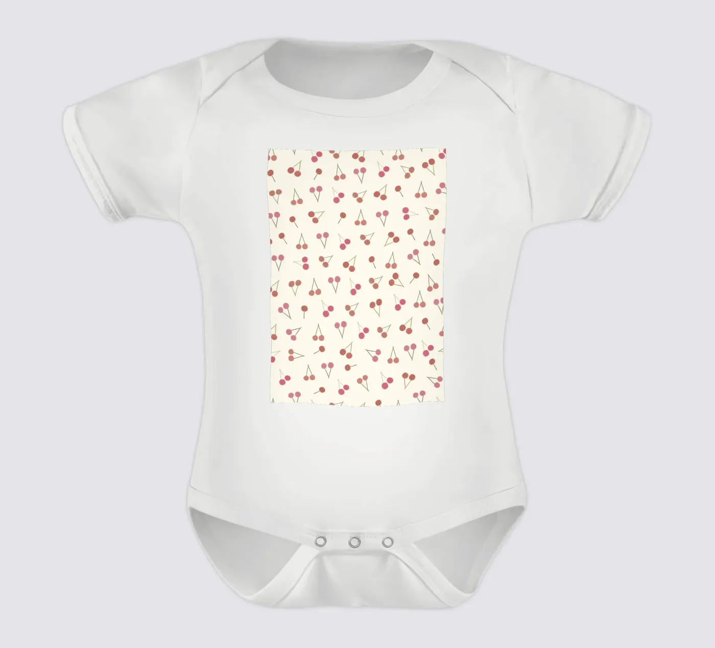Cherries pattern body bébé de gulsengunel