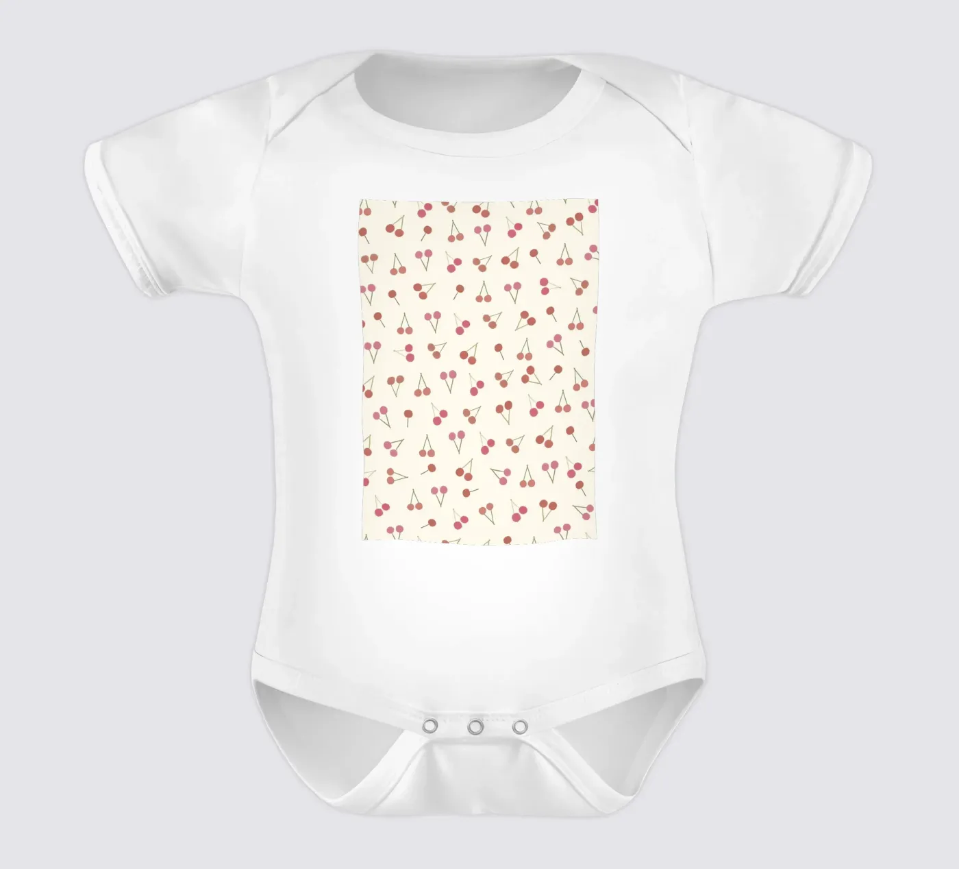 Cherries pattern body bébé de gulsengunel