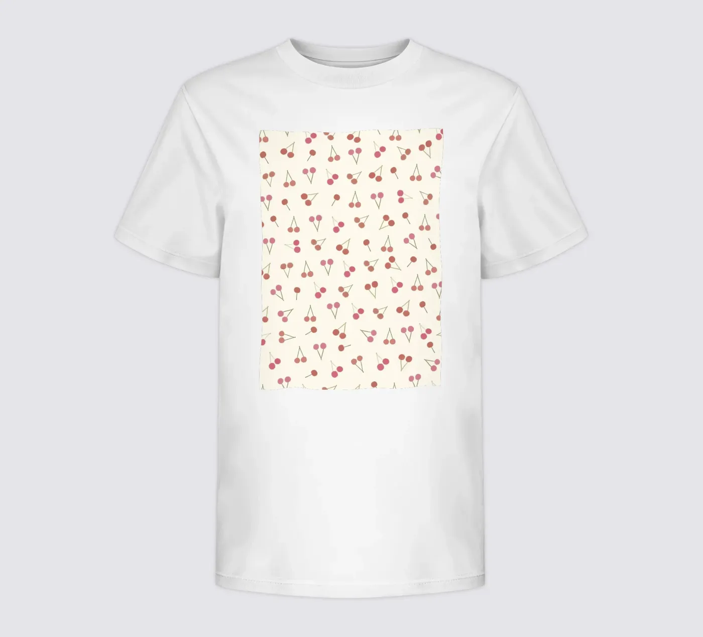 Cherries pattern t-shirt bambini da gulsengunel