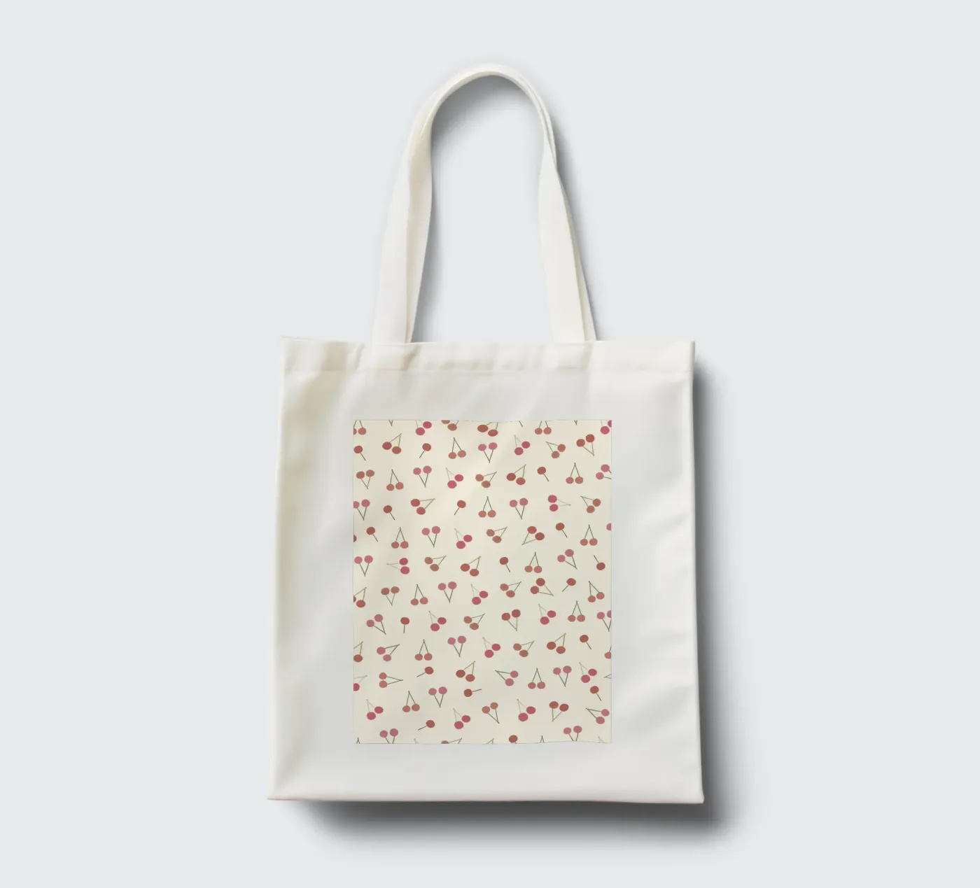 Cherries pattern Jutebeutel von gulsengunel