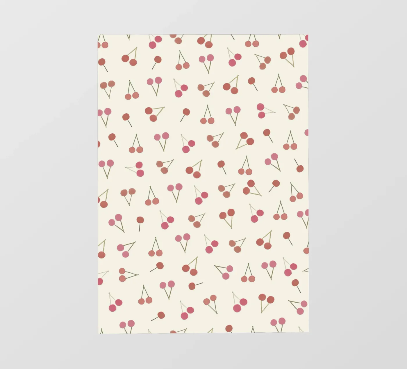 Cherries pattern PVC Plane von gulsengunel