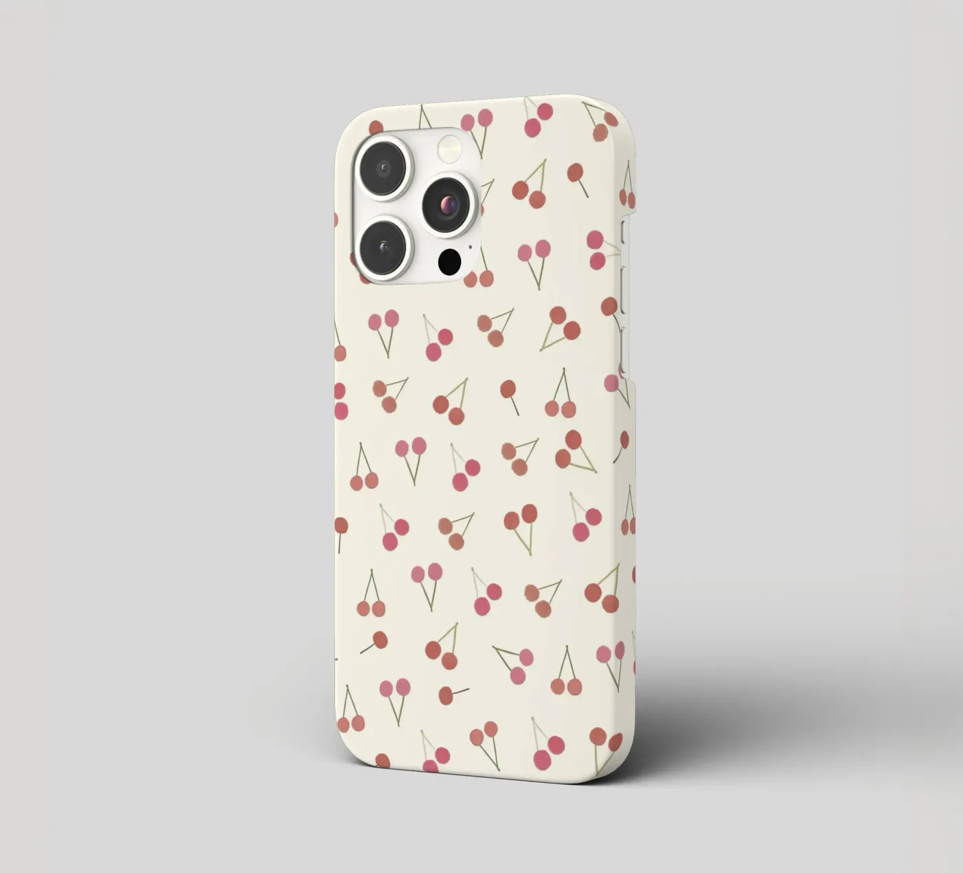 Cherries pattern iphone case by gulsengunel