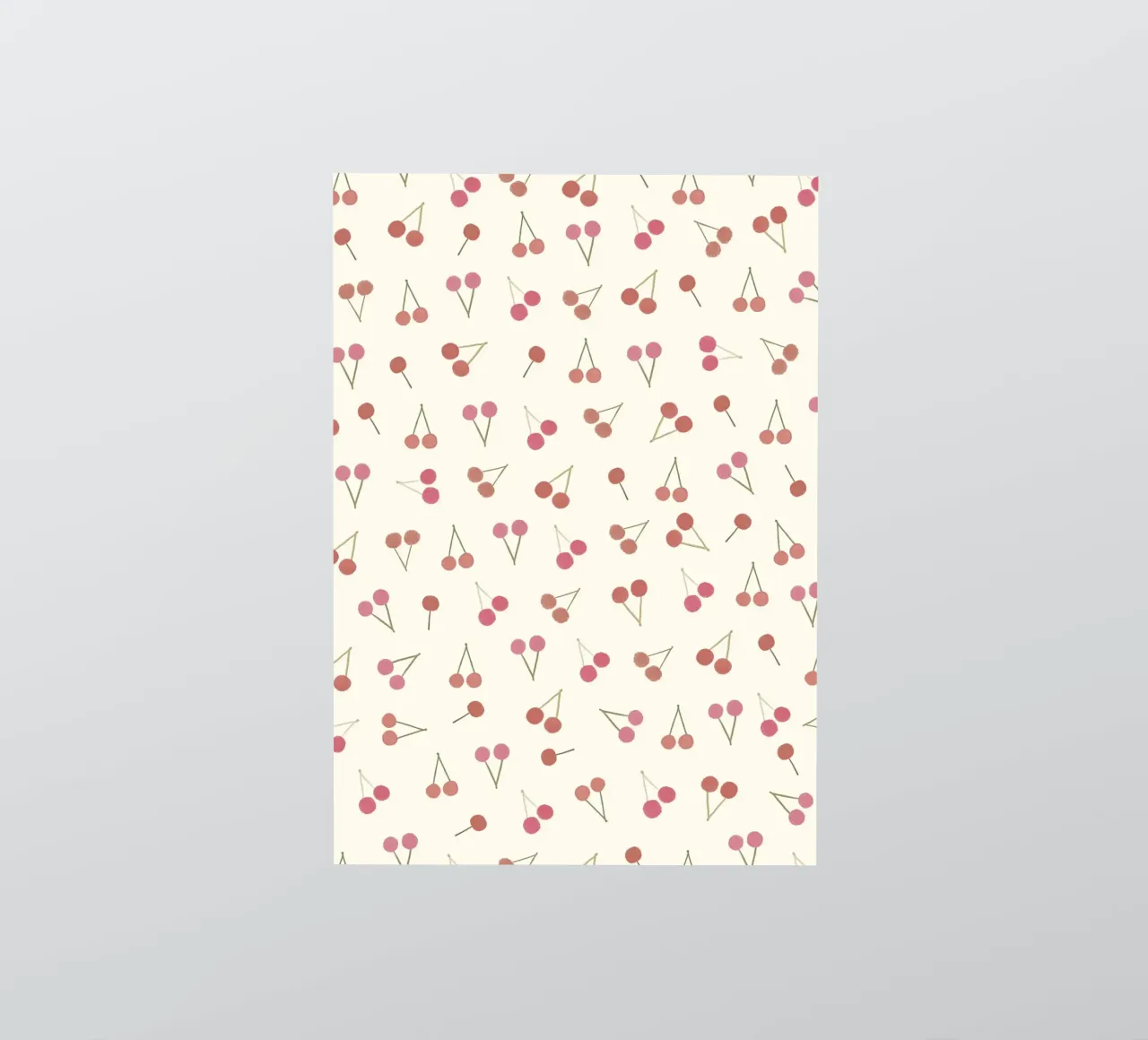 Cherries pattern sticker by gulsengunel