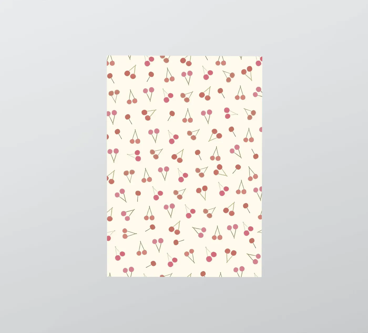 Cherries pattern sticker van gulsengunel
