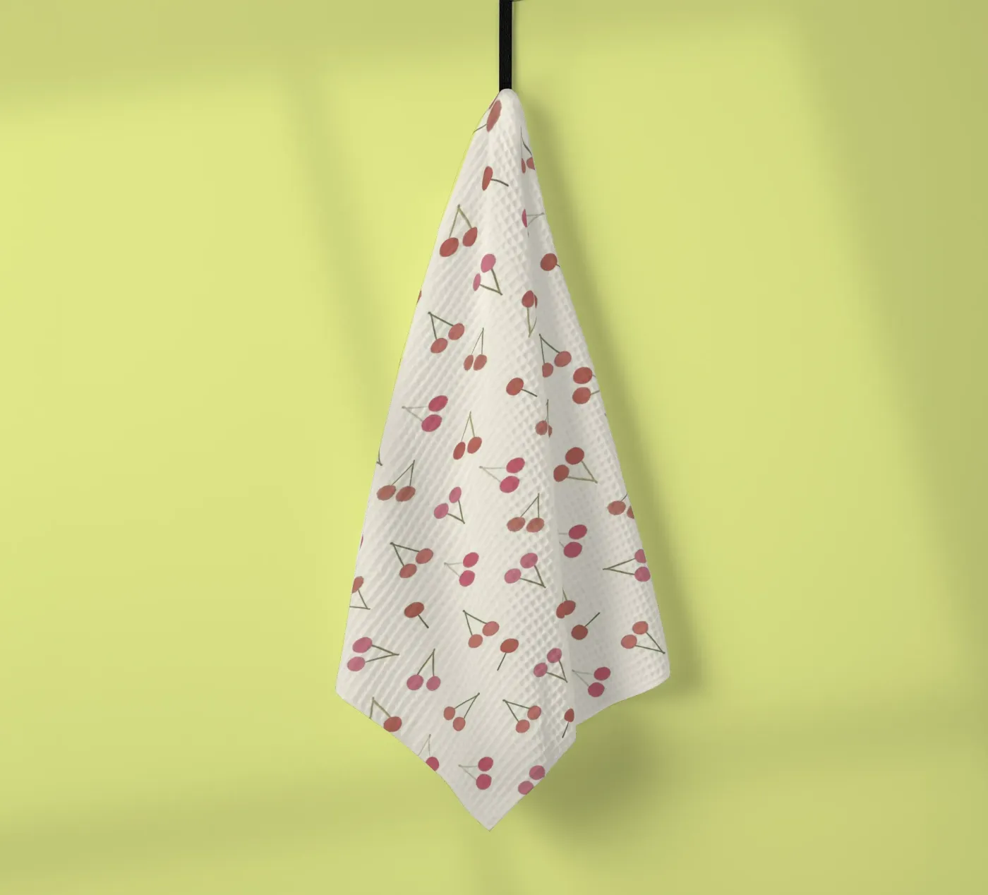 Motif des cerises torchon de gulsengunel